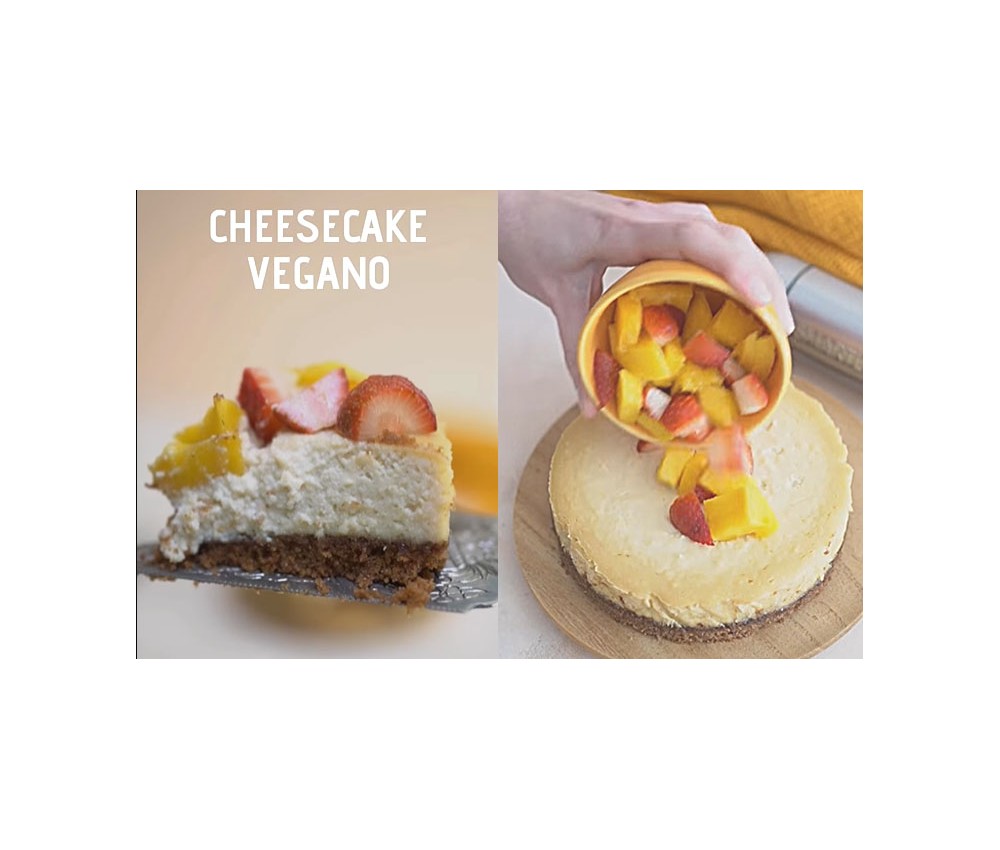 Cheesecake vegano
